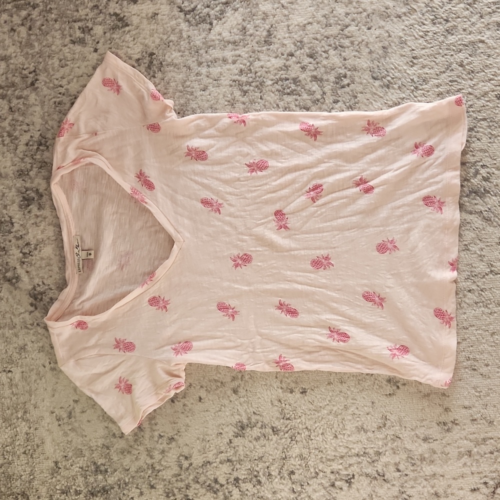 Express One Eleven Pink Pineapple t-shirt